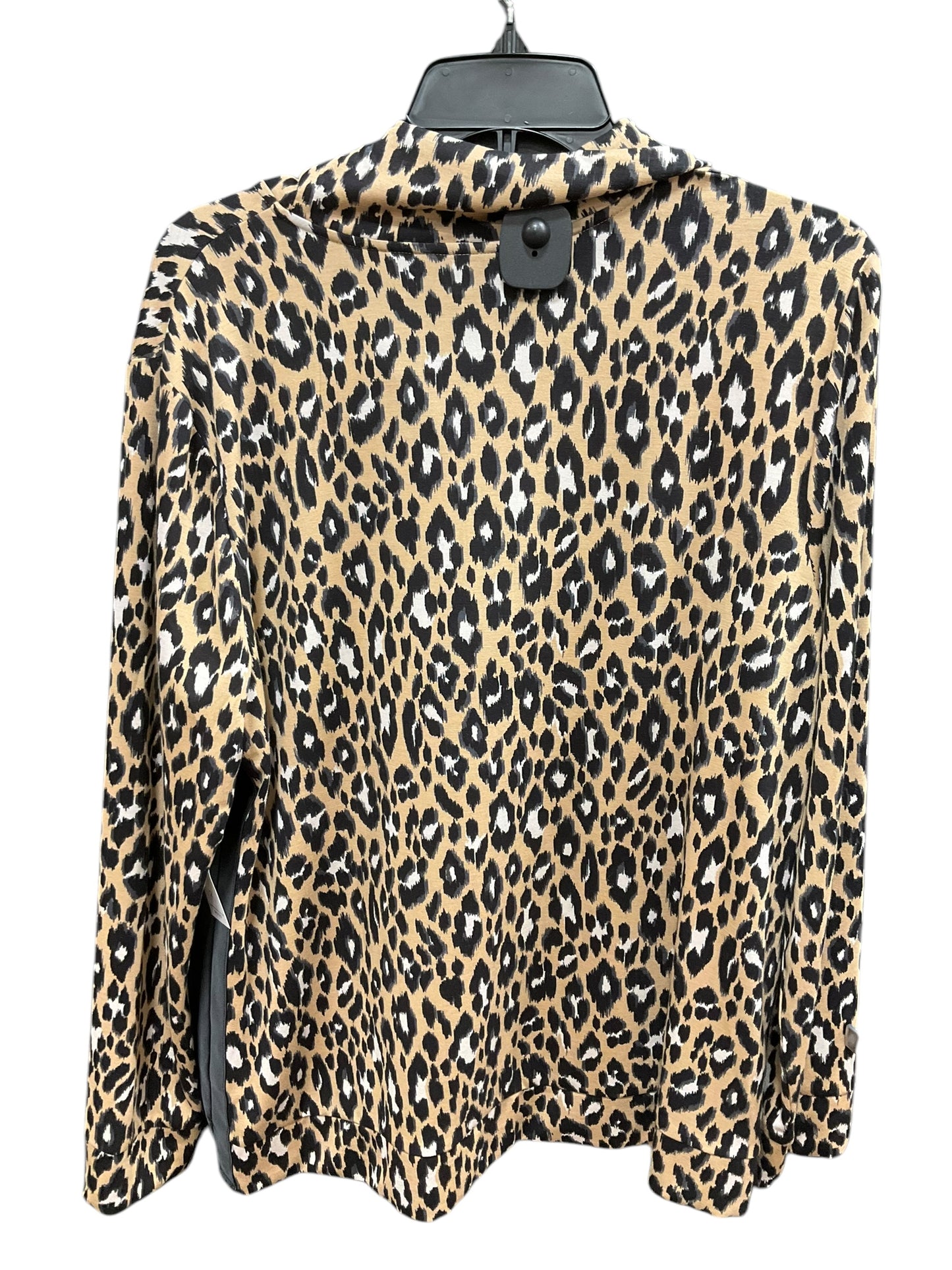 Athletic Jacket By Chicos In Animal Print, Size: Xs