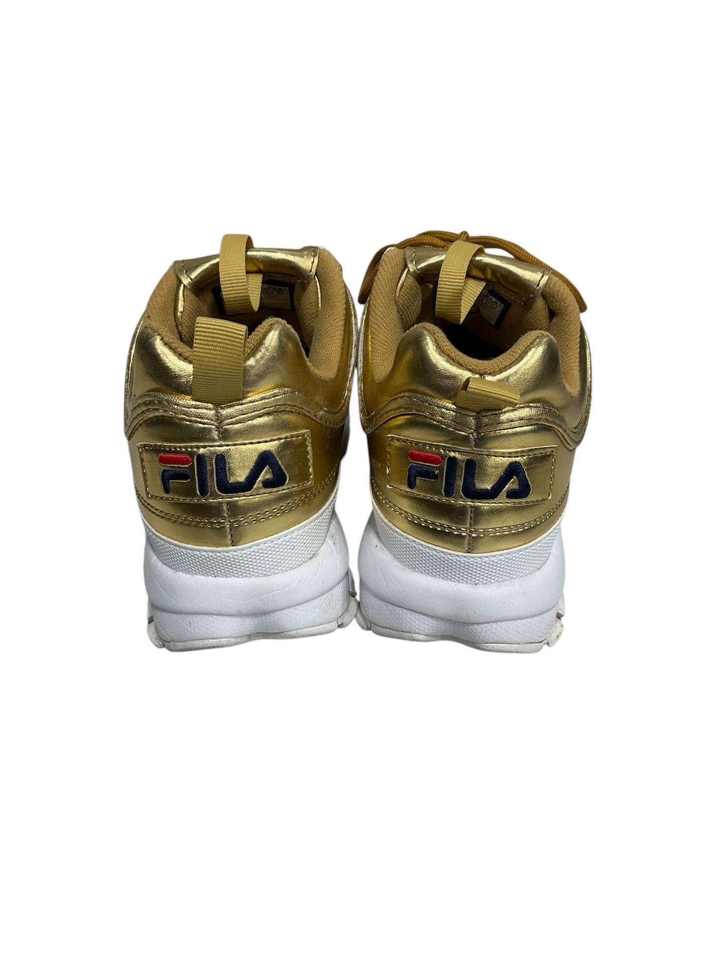 Shoes Athletic By Fila In Gold, Size: 9