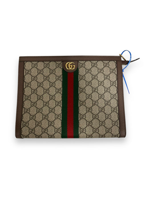 Makeup Bag Designer By Gucci, Size: Medium