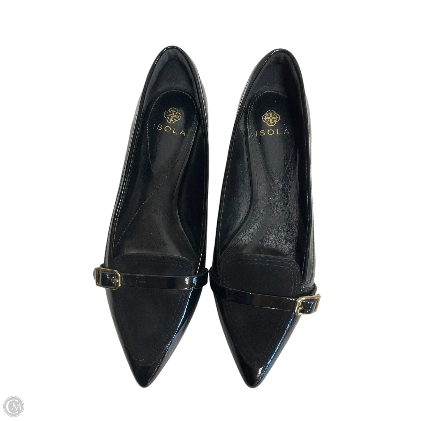 Shoes Flats By Isola In Black, Size: 7