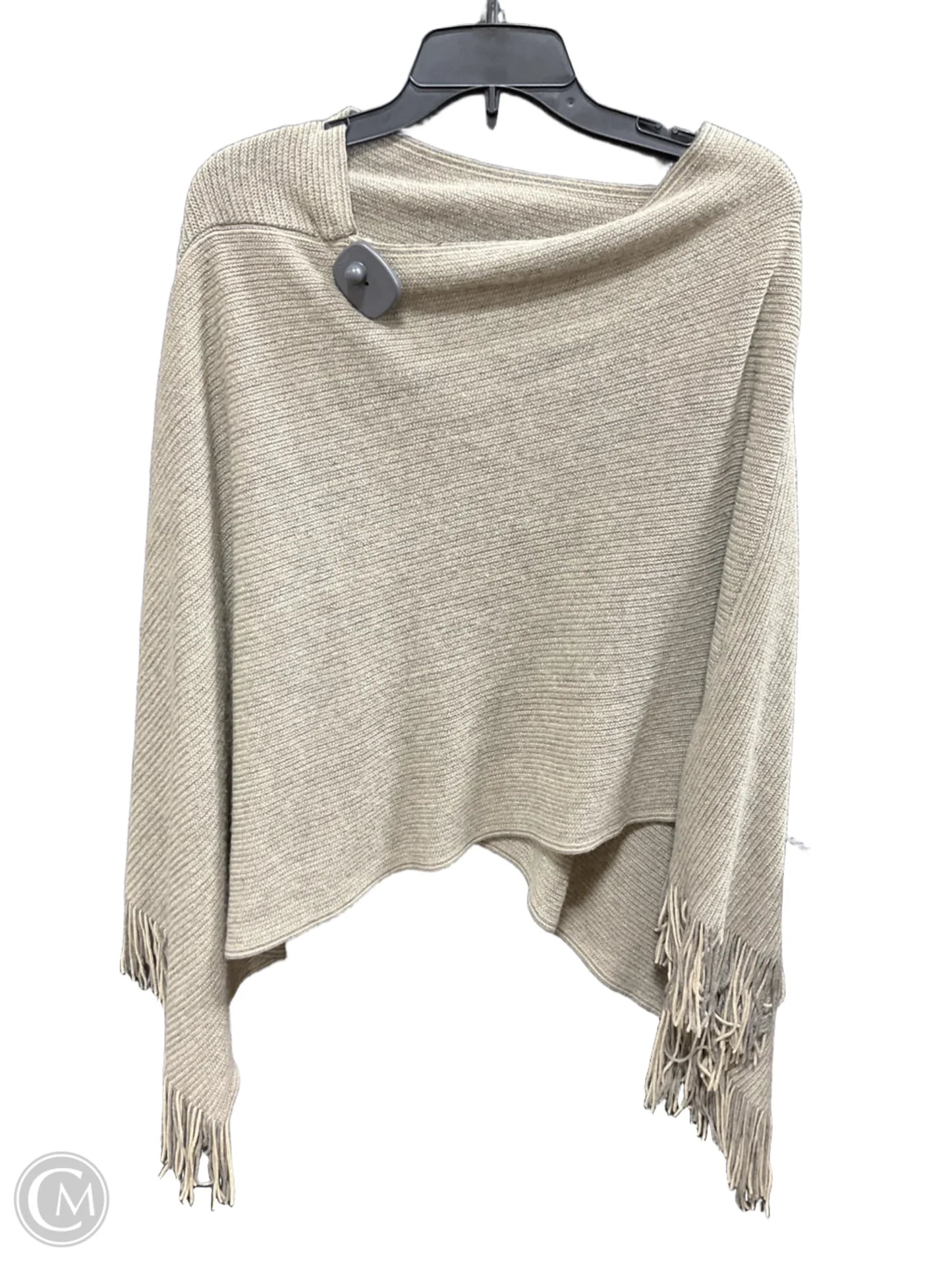 Poncho By Clothes Mentor In Tan, Size: 0
