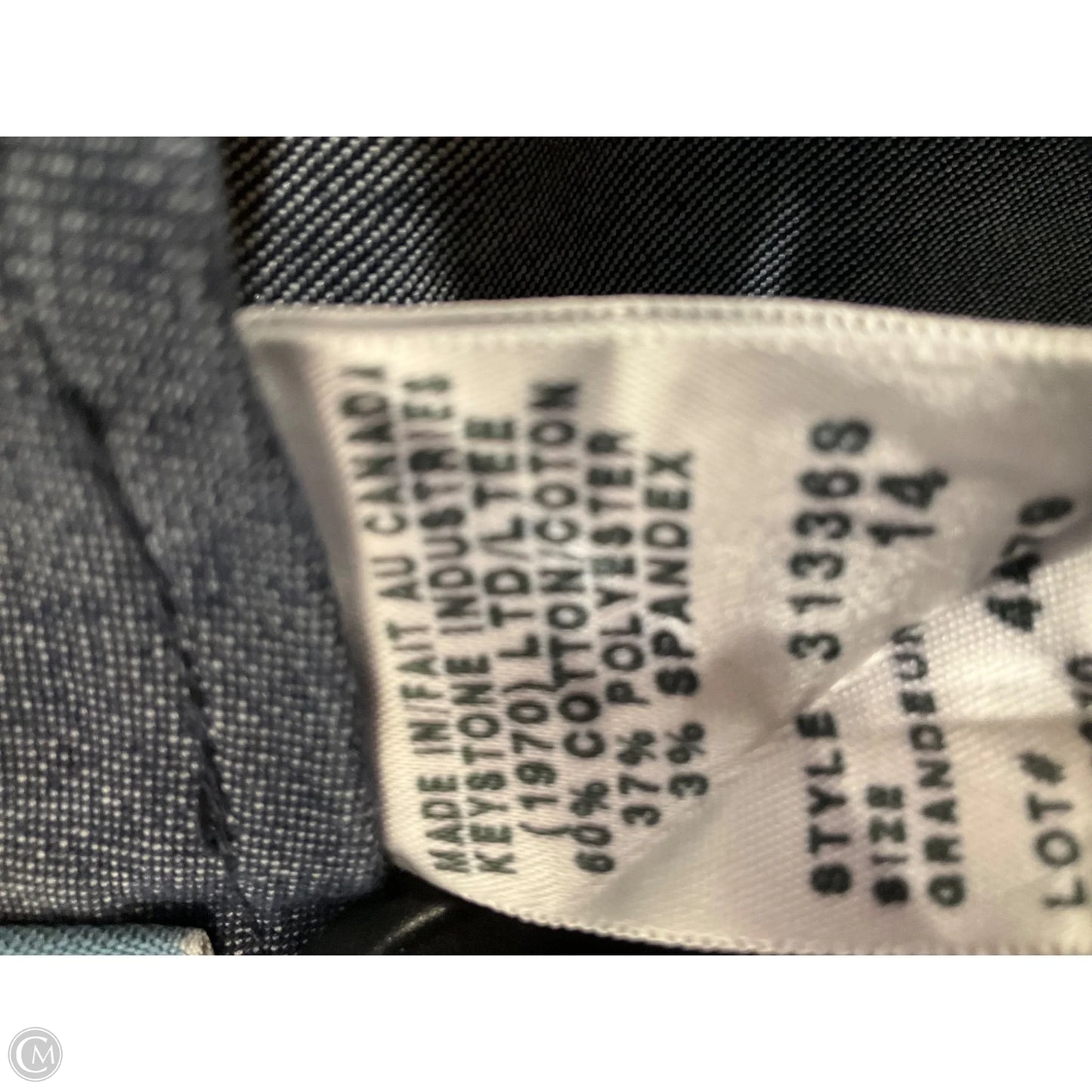 Jeans Flared By French Dressing In Blue Denim, Size: 14