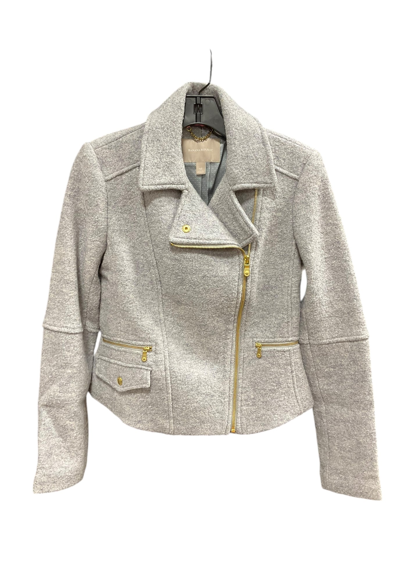 Jacket Other By Banana Republic In Grey, Size: Xs