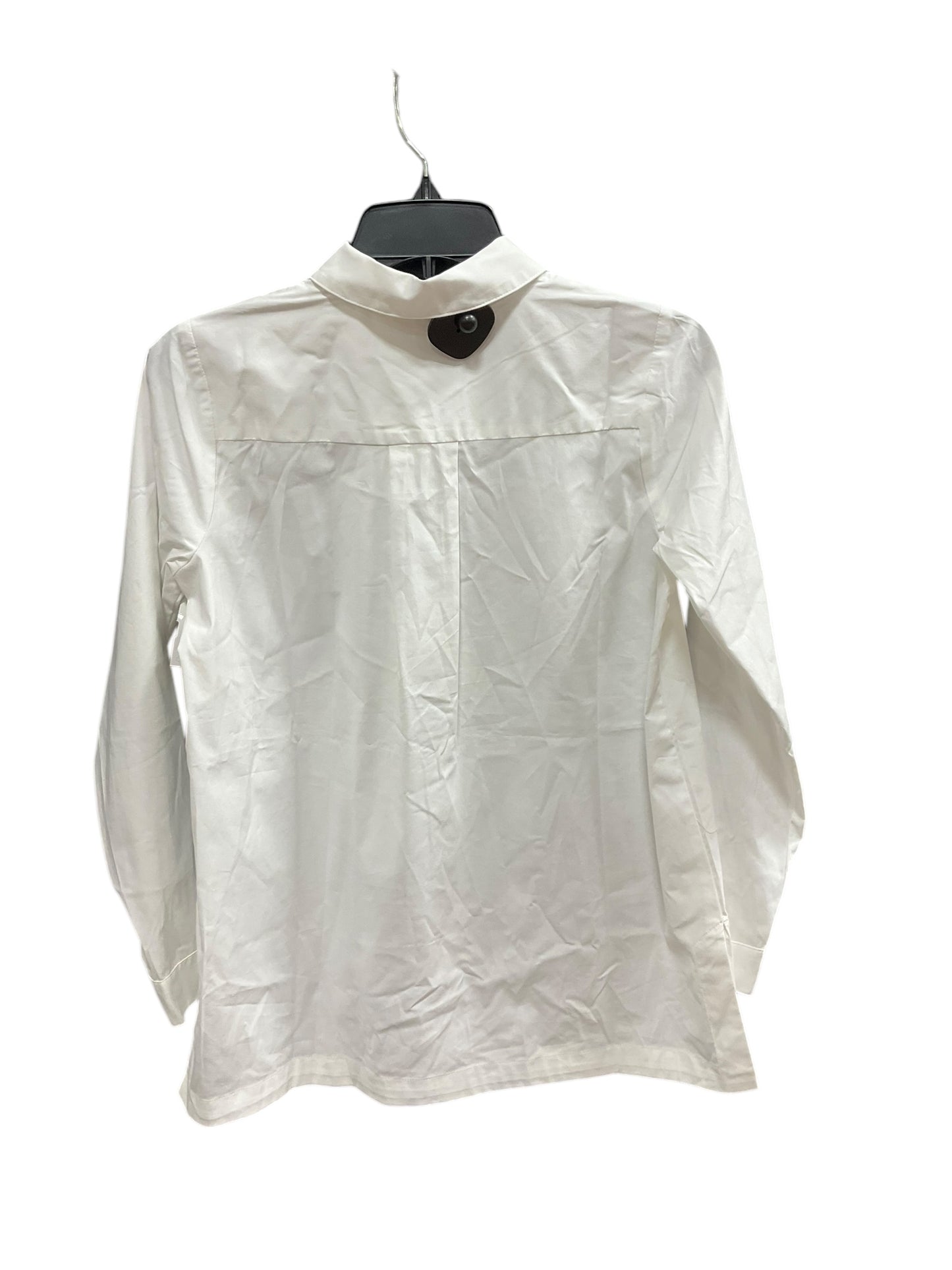 Blouse Long Sleeve By J. Jill In White, Size: Xs