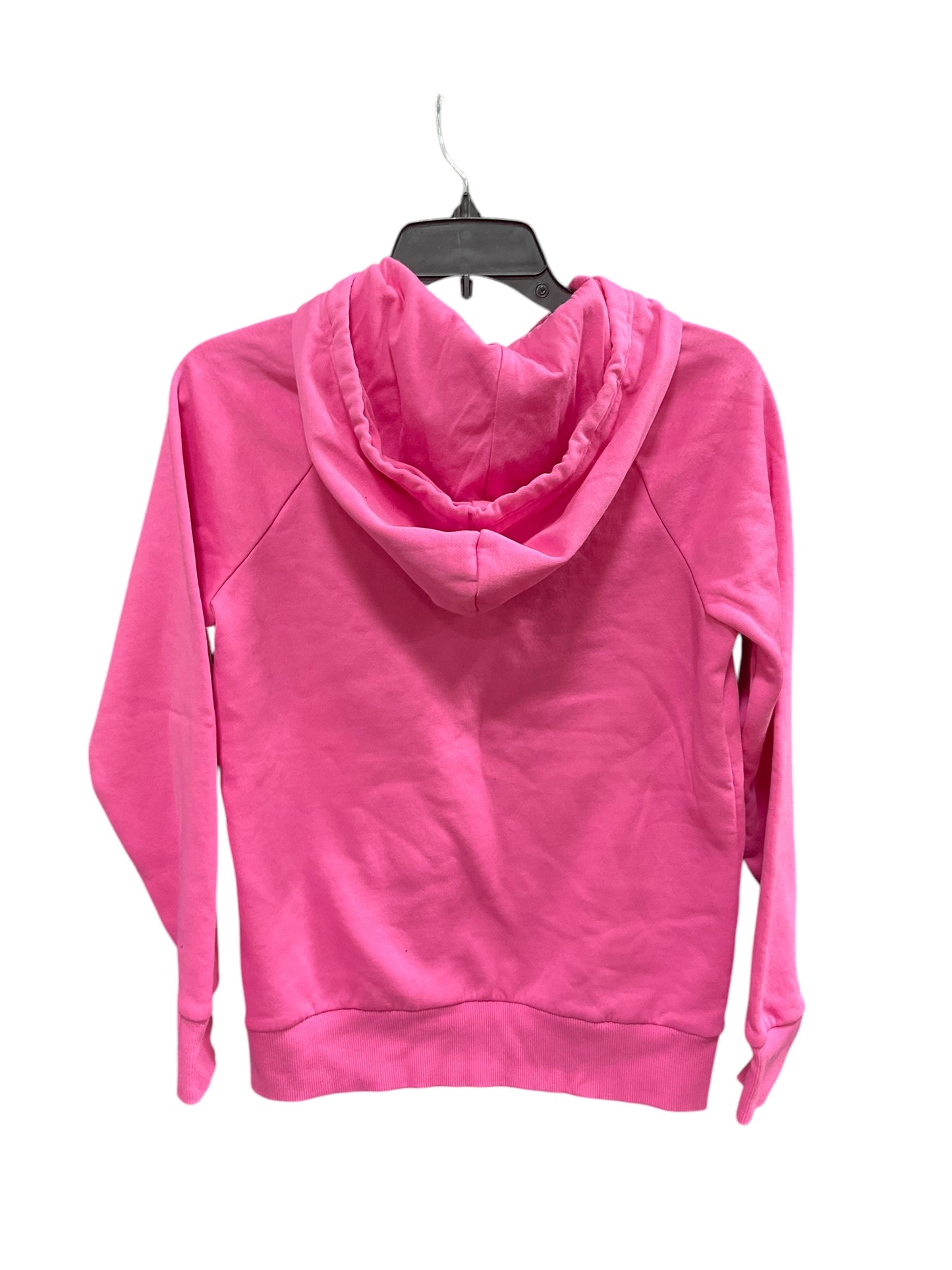 Athletic Sweatshirt Hoodie By Under Armour In Pink, Size: Xs