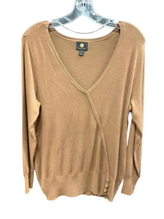 Sweater By Jm Collections In Brown, Size: M