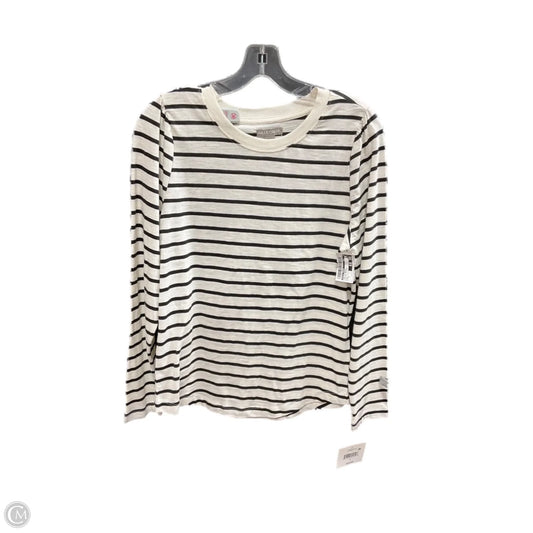Top Long Sleeve Basic By Falls Creek In Striped Pattern, Size: S