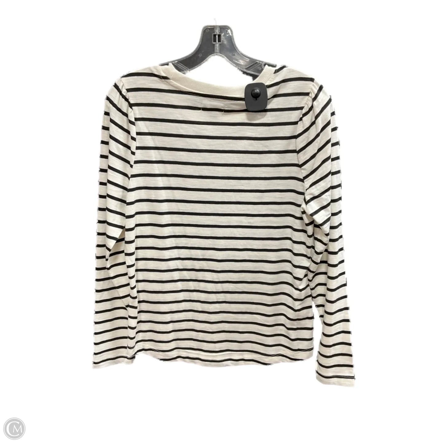 Top Long Sleeve Basic By Falls Creek In Striped Pattern, Size: S