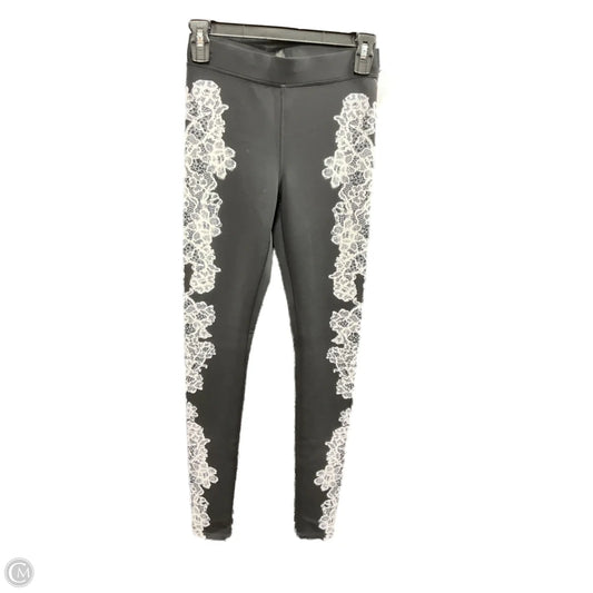 Pants Leggings By Express In Floral Print, Size: Xs
