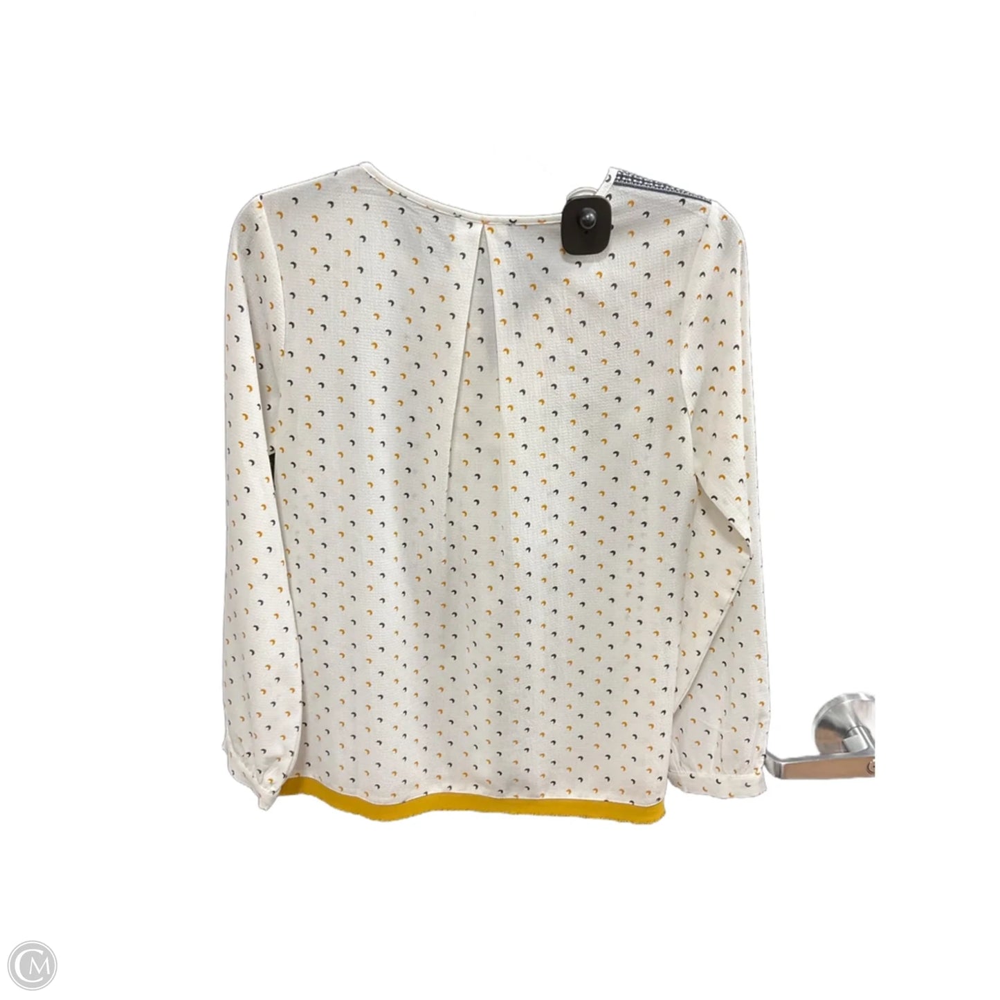 Top Long Sleeve By Thml In Blue & Yellow, Size: Xs
