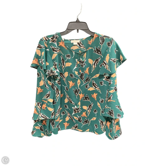 Top Long Sleeve By Clothes Mentor In Green, Size: M