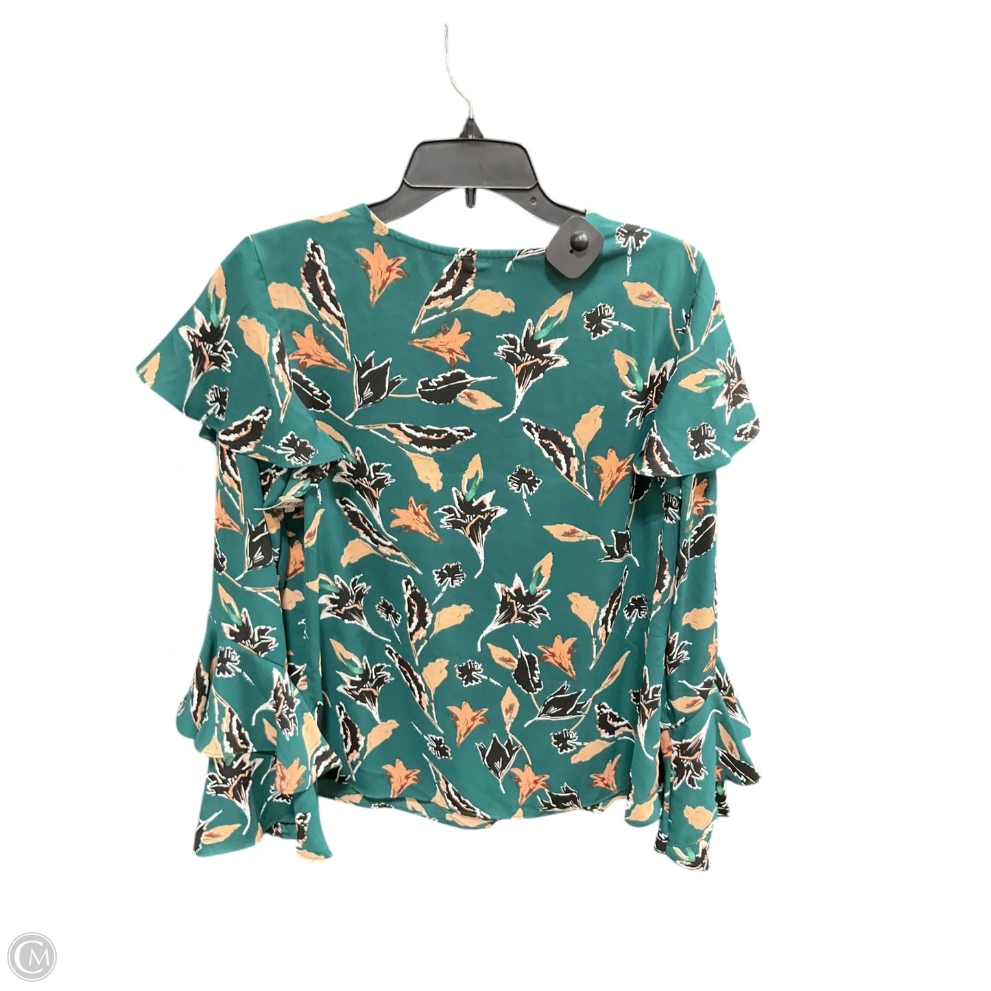 Top Long Sleeve By Clothes Mentor In Green, Size: M