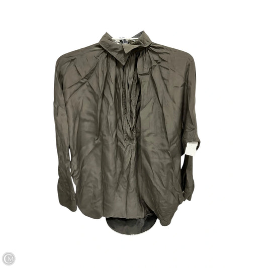 Top Long Sleeve By Vince In Green, Size: Xs
