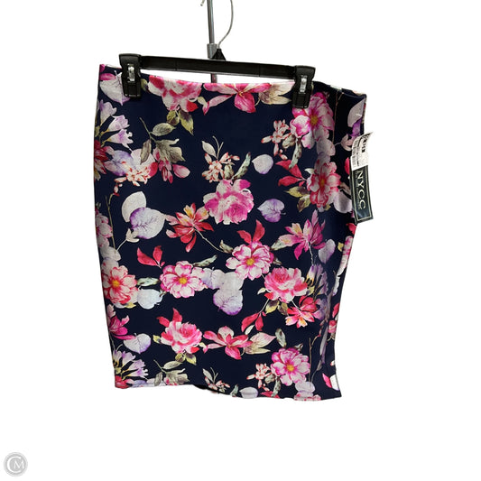 Skirt Mini & Short By Clothes Mentor In Floral Print, Size: L