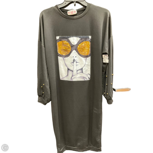 Dress Casual Midi By Clothes Mentor In Black, Size: M