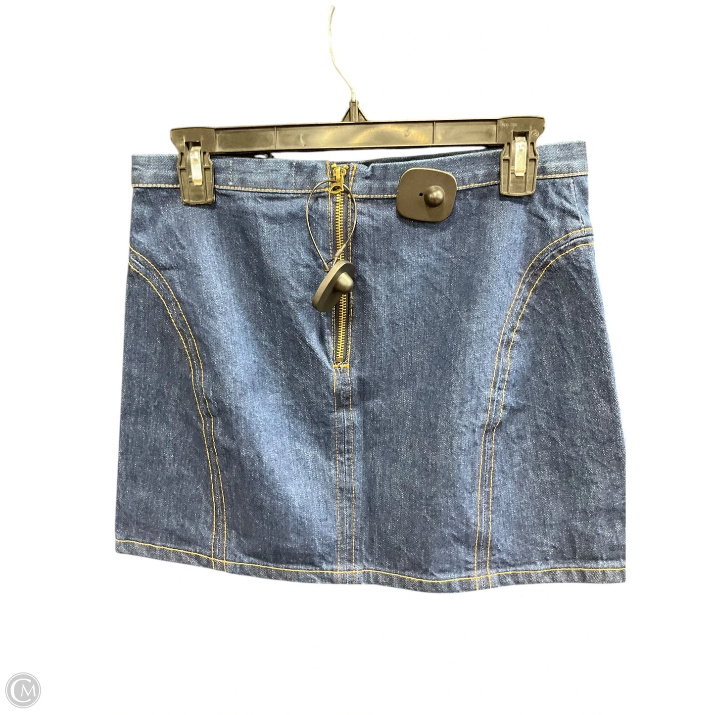 Skirt Mini & Short By Clothes Mentor In Blue Denim, Size: 4