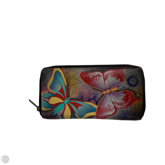 Wallet Leather By Clothes Mentor, Size: Large