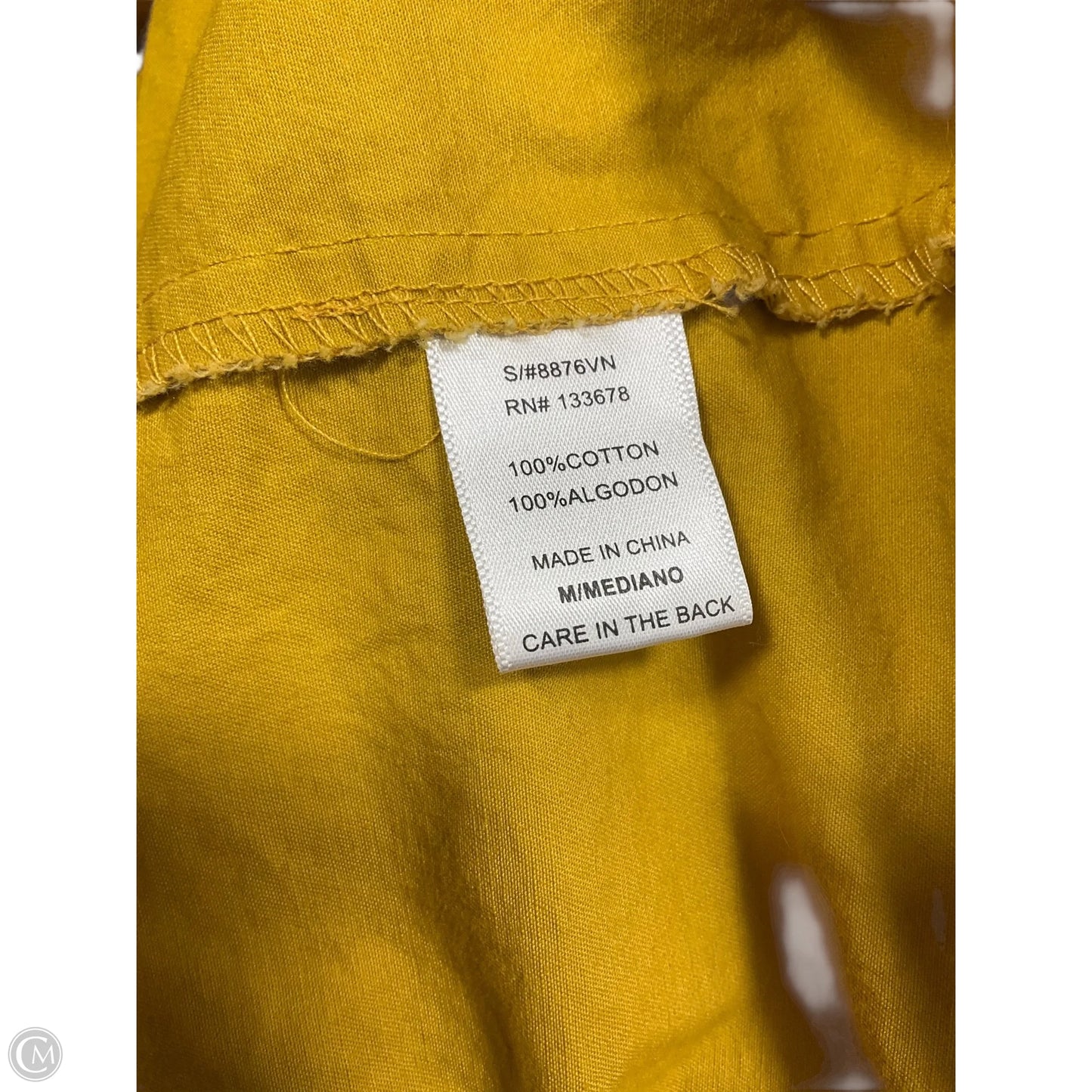 Vest Other By Love Tree In Yellow, Size: M
