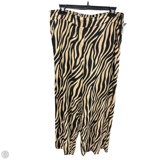 Pants Wide Leg By Rachel Zoe In Animal Print, Size: L