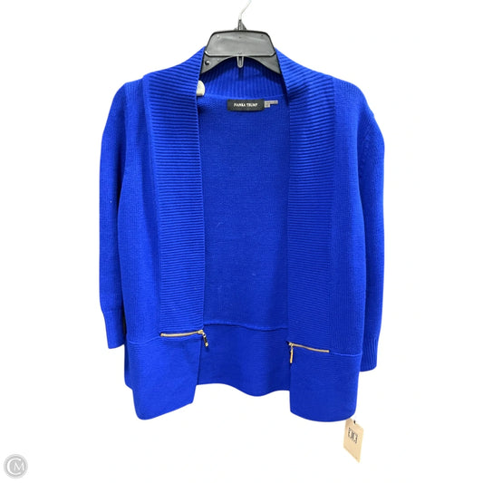 Sweater Cardigan By Ivanka Trump In Blue, Size: M
