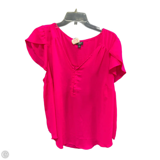 Top Short Sleeve By Torrid In Pink, Size: 1x