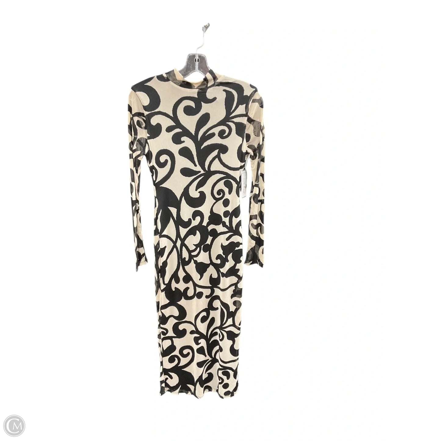 Dress Casual Maxi By Clothes Mentor In Black & Brown, Size: 6