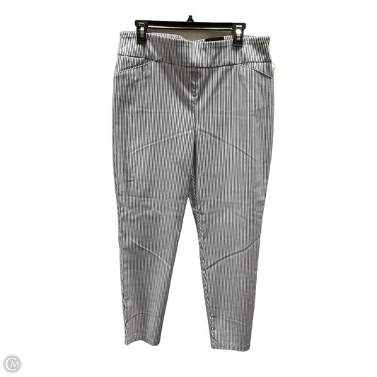 Pants Cropped By Versona In Striped Pattern, Size: L