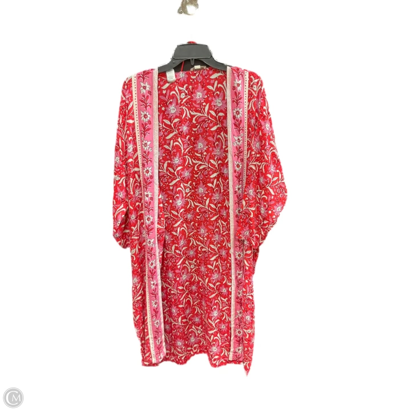 Shawl By Loft In Red, Size: Xs