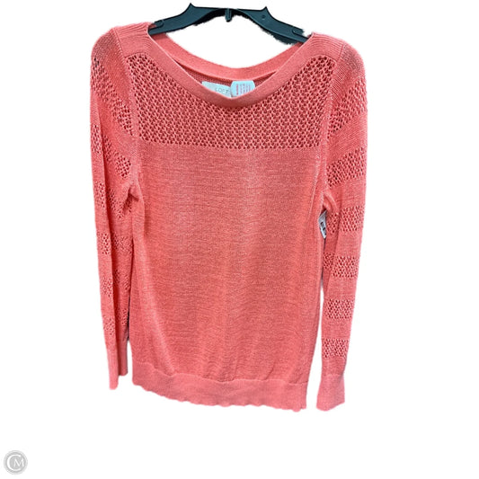 Sweater By Loft In Orange, Size: L