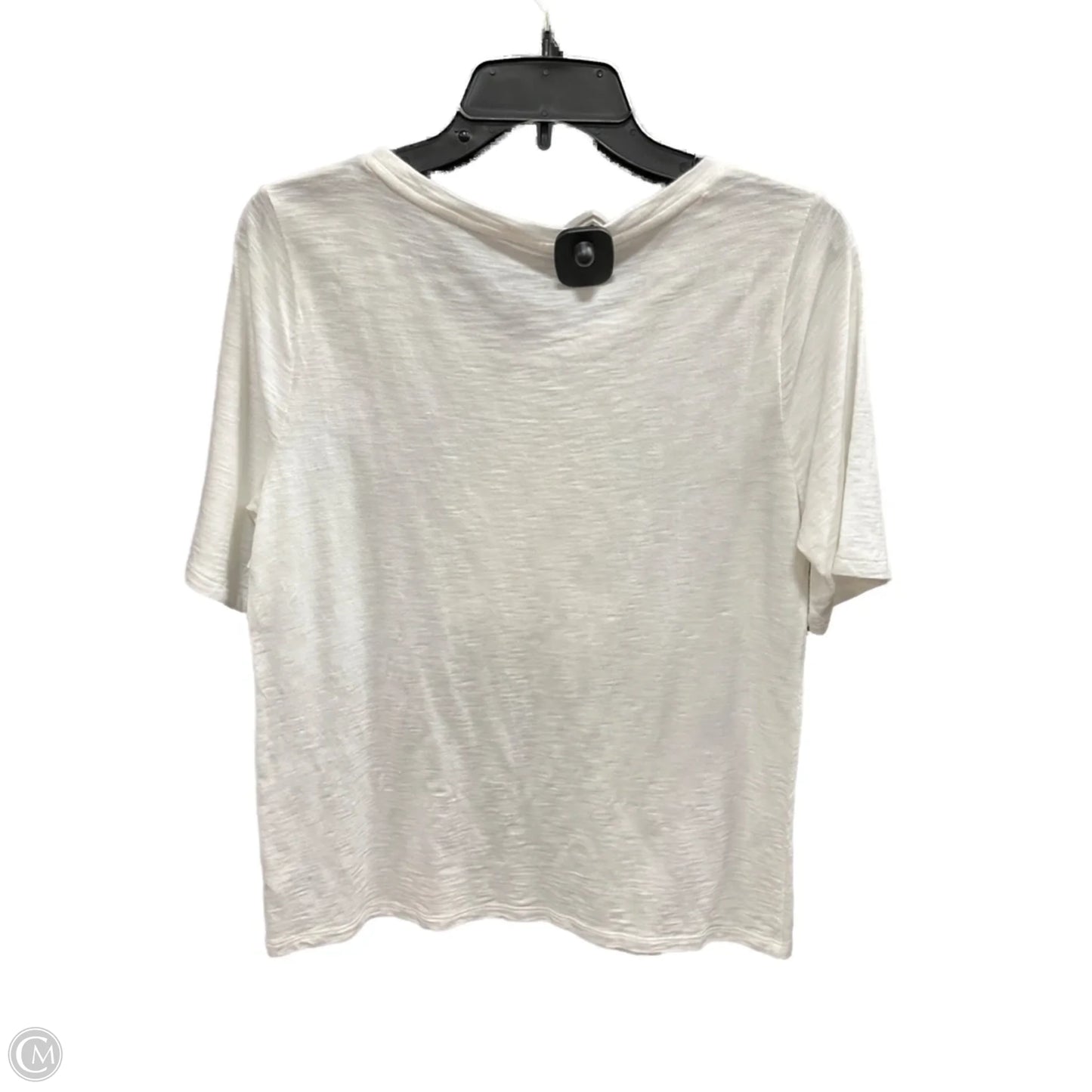 Top Short Sleeve Basic By Talbots In Floral Print, Size: M