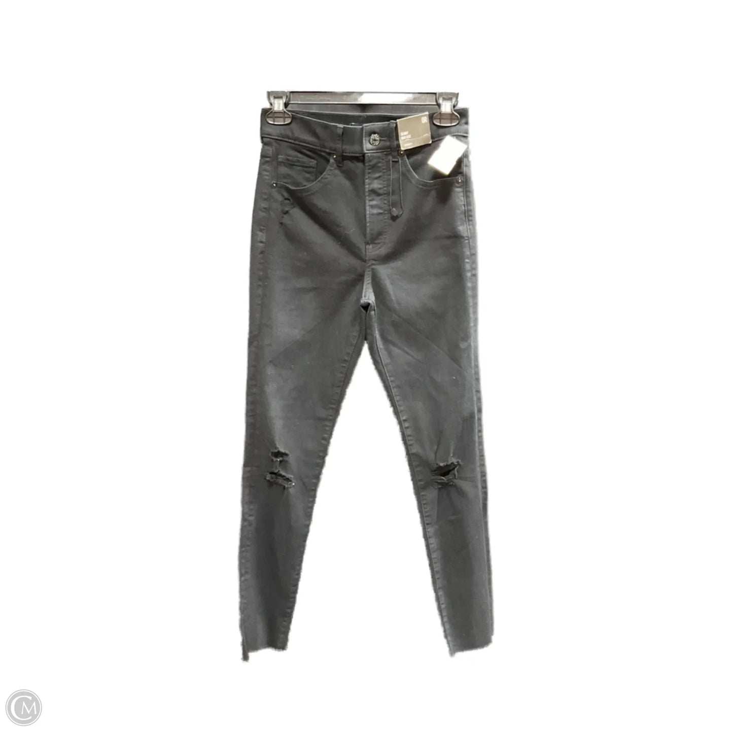 Jeans Skinny By Express In Black, Size: 0