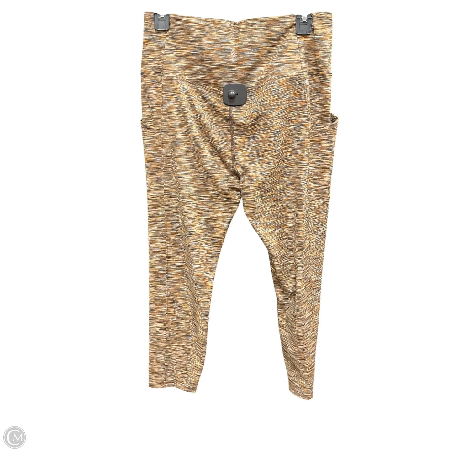 Athletic Leggings By Lou And Grey In Orange, Size: L