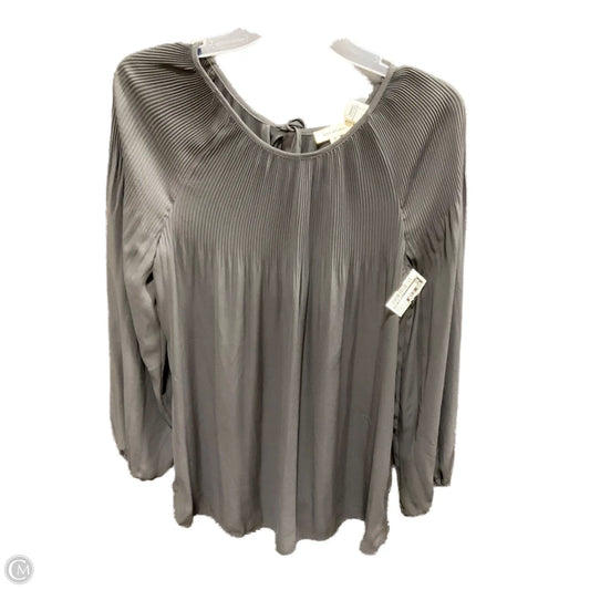 Top Long Sleeve By Max Studio In Black, Size: M