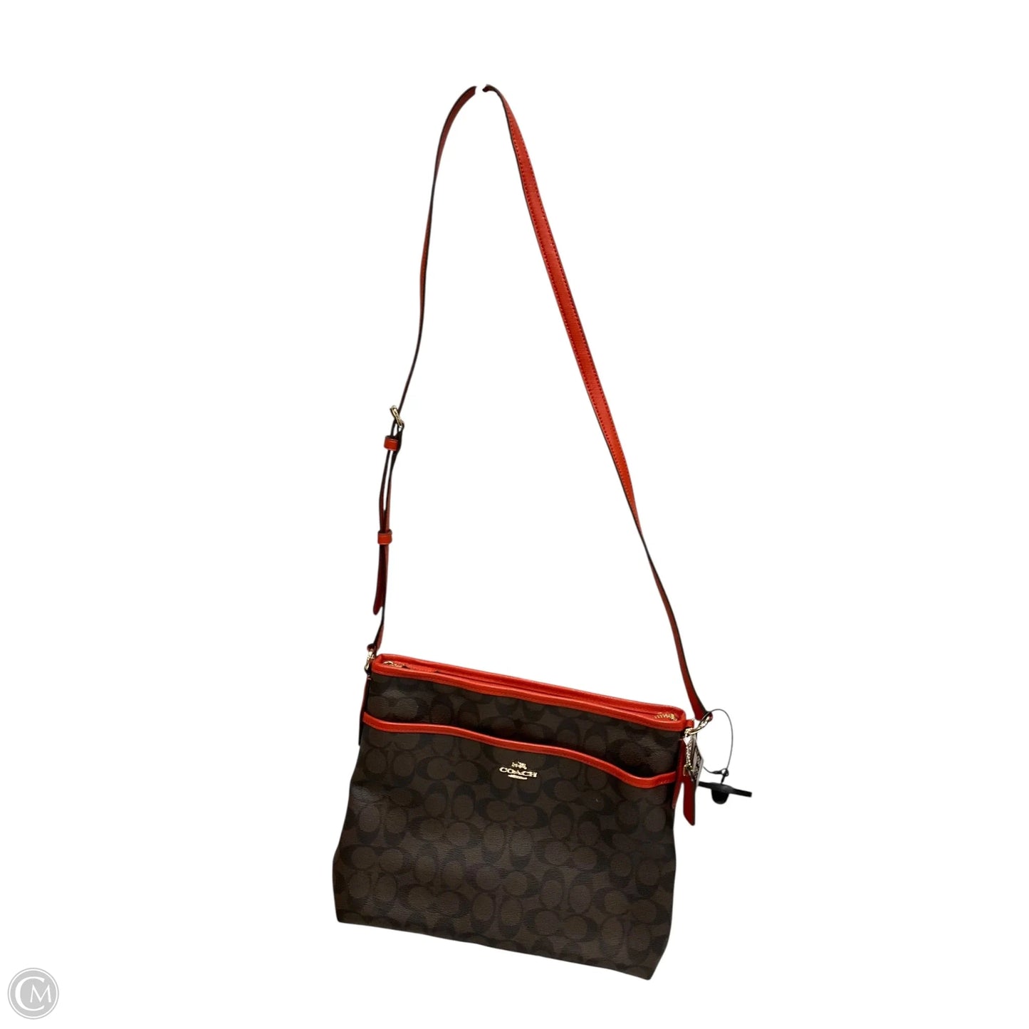 Crossbody Designer By Coach, Size: Medium