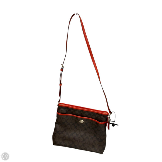 Crossbody Designer By Coach, Size: Medium