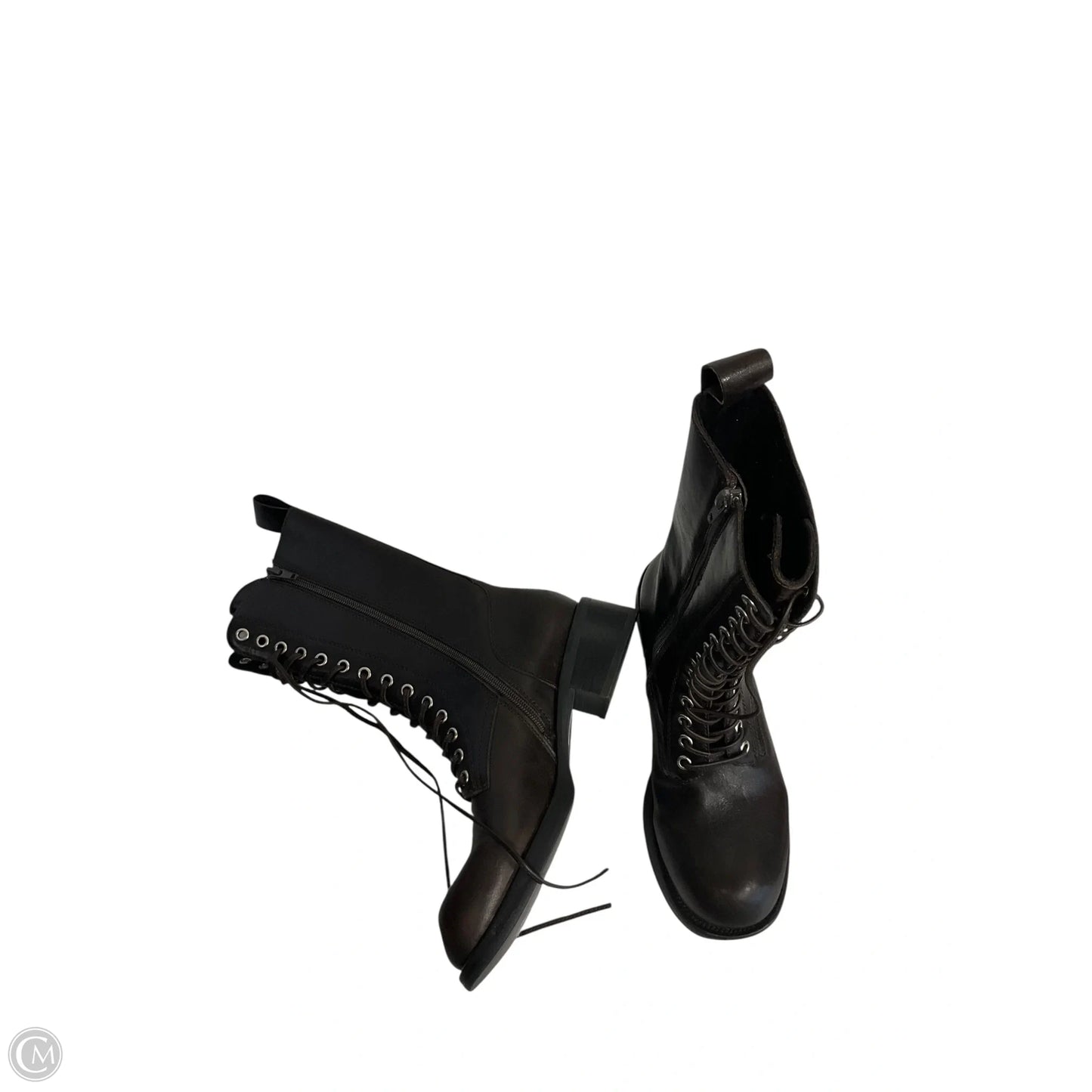 Boots Mid-calf Flats By Jeffery Campbell In Brown, Size: 7.5