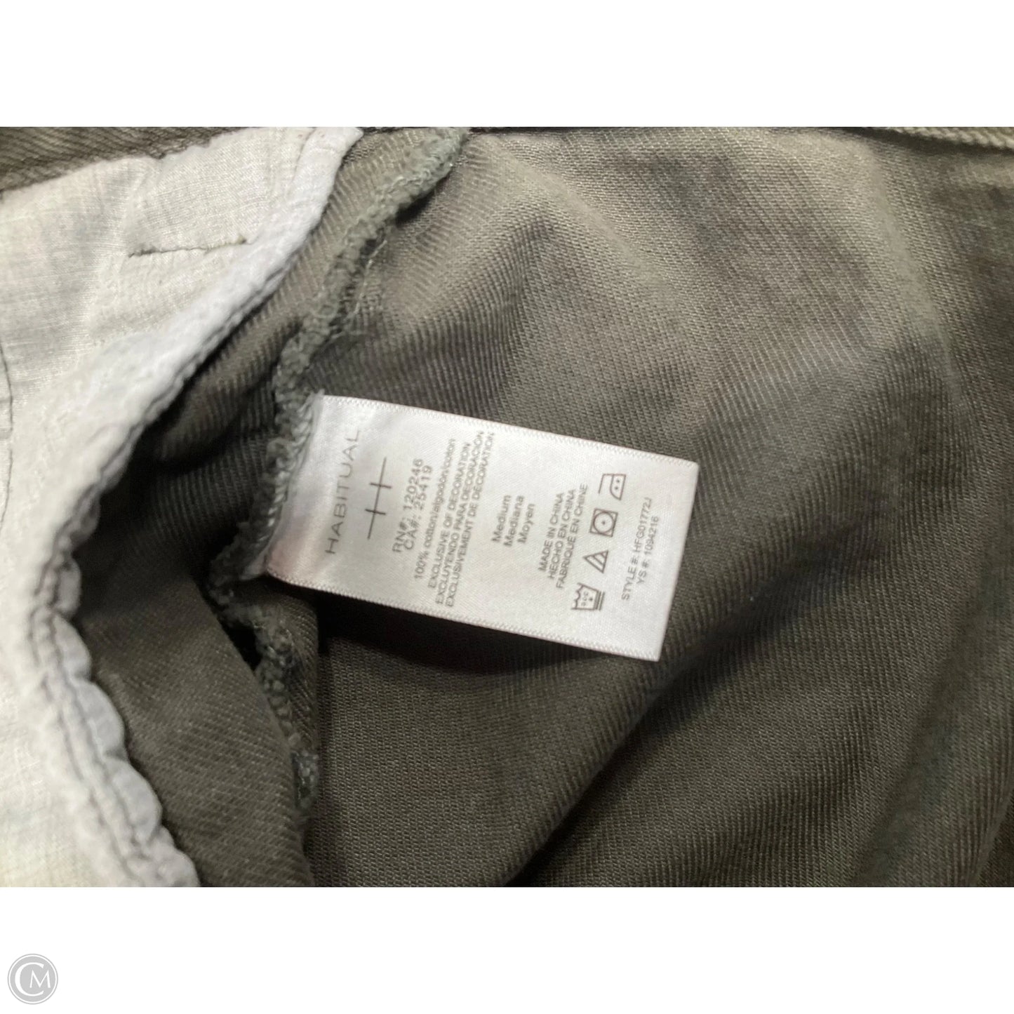 Jacket Denim By Habitual In Green, Size: M