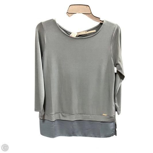 Top Long Sleeve By Ivanka Trump In Blue, Size: S