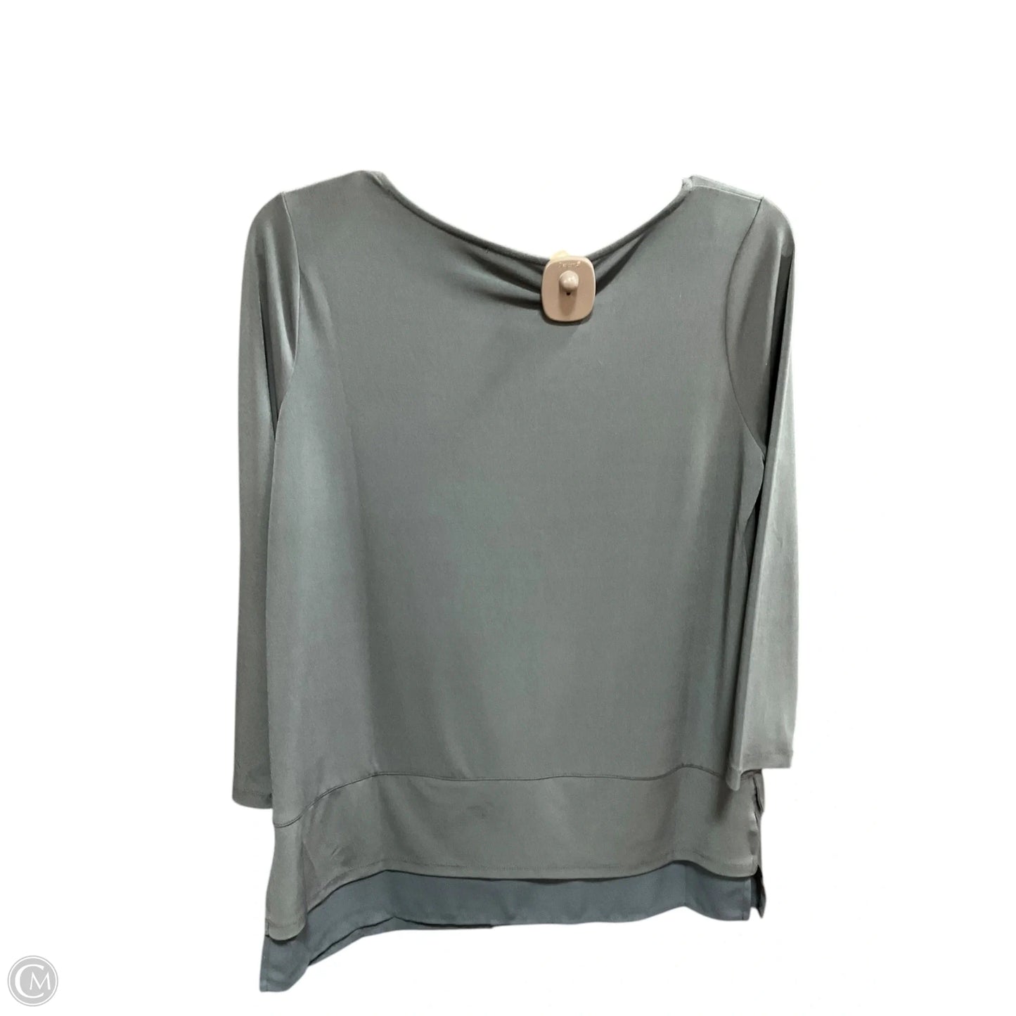 Top Long Sleeve By Ivanka Trump In Blue, Size: S