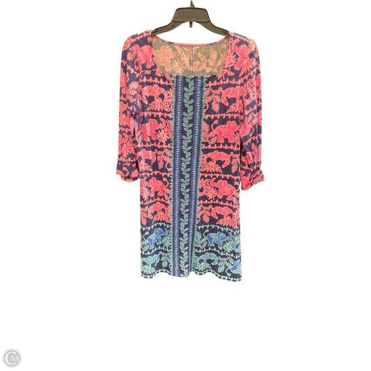 Dress Designer By Lilly Pulitzer In Blue & Pink, Size: M