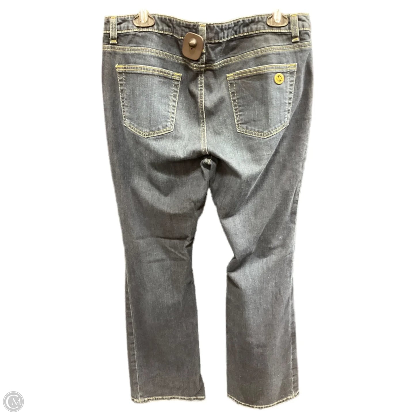 Jeans Boot Cut By Michael By Michael Kors In Blue Denim, Size: 12
