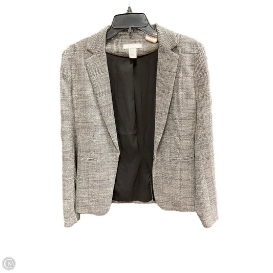 Blazer By H&m In Plaid Pattern, Size: M
