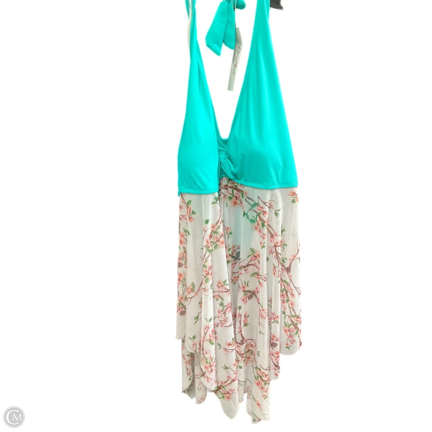 Swimsuit Top By Clothes Mentor In Teal, Size: 4x