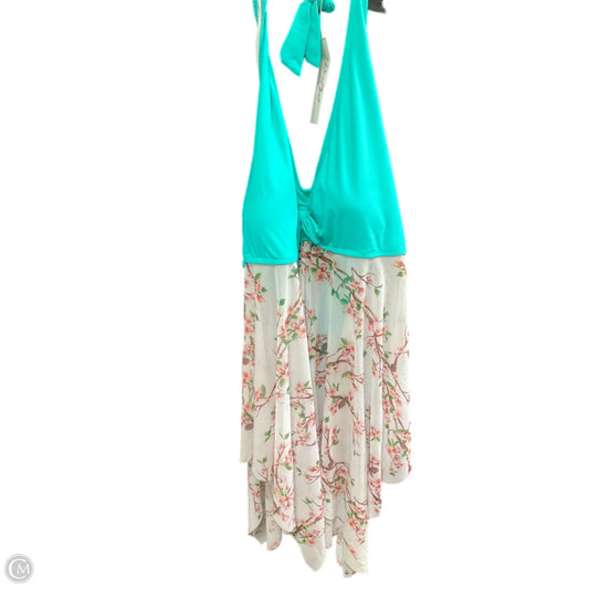 Swimsuit Top By Clothes Mentor In Teal, Size: 4x