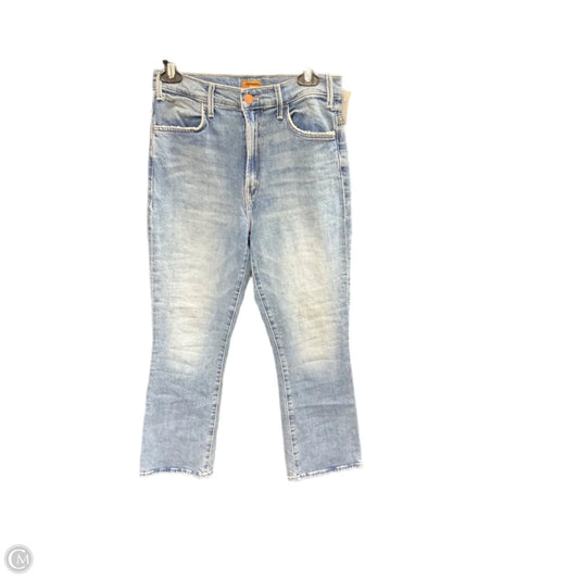 Jeans Boot Cut By Mother Jeans In Blue Denim, Size: 6