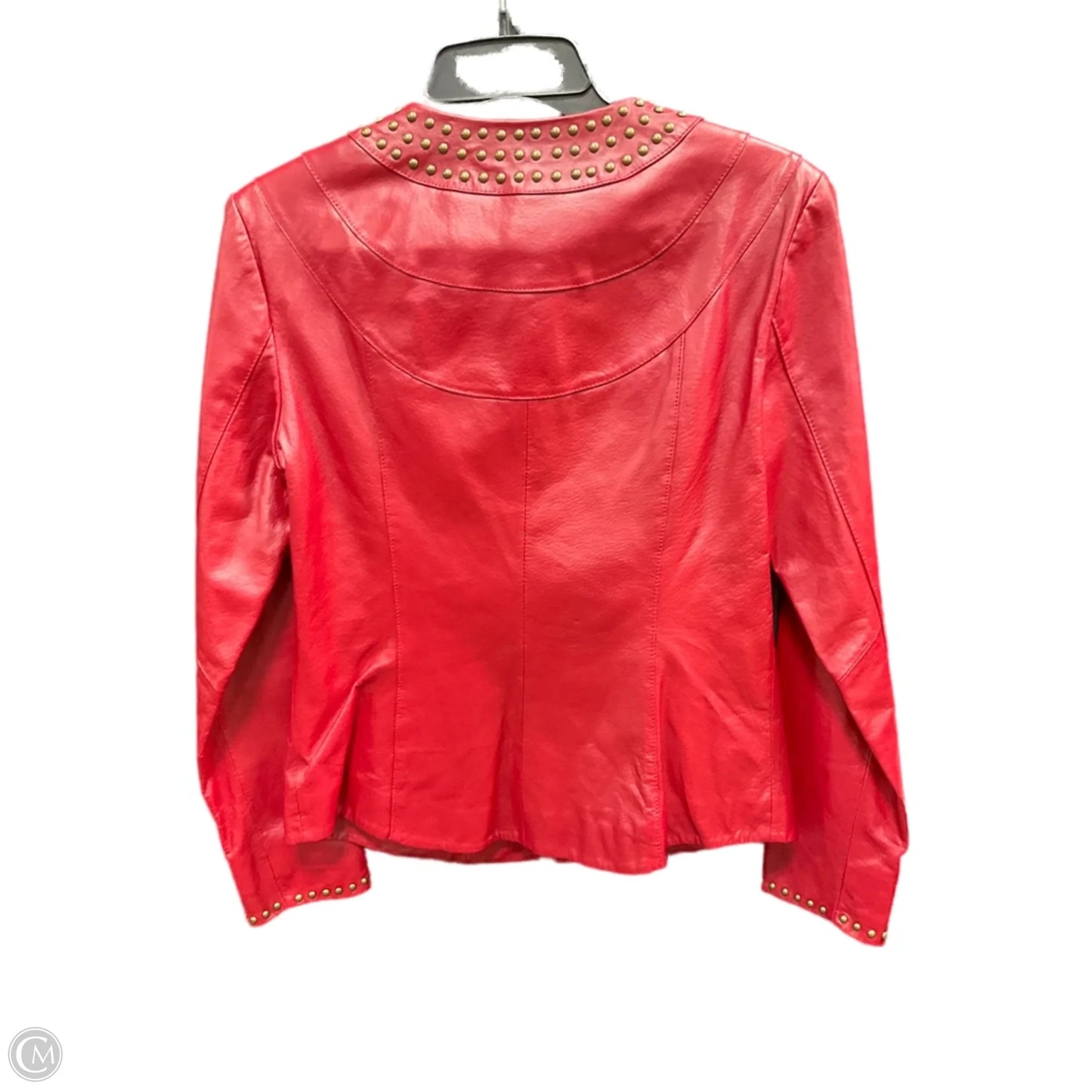 Jacket Leather By Pamela Mccoy In Red, Size: Xs