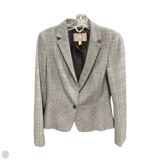 Blazer By Banana Republic In Plaid Pattern, Size: M
