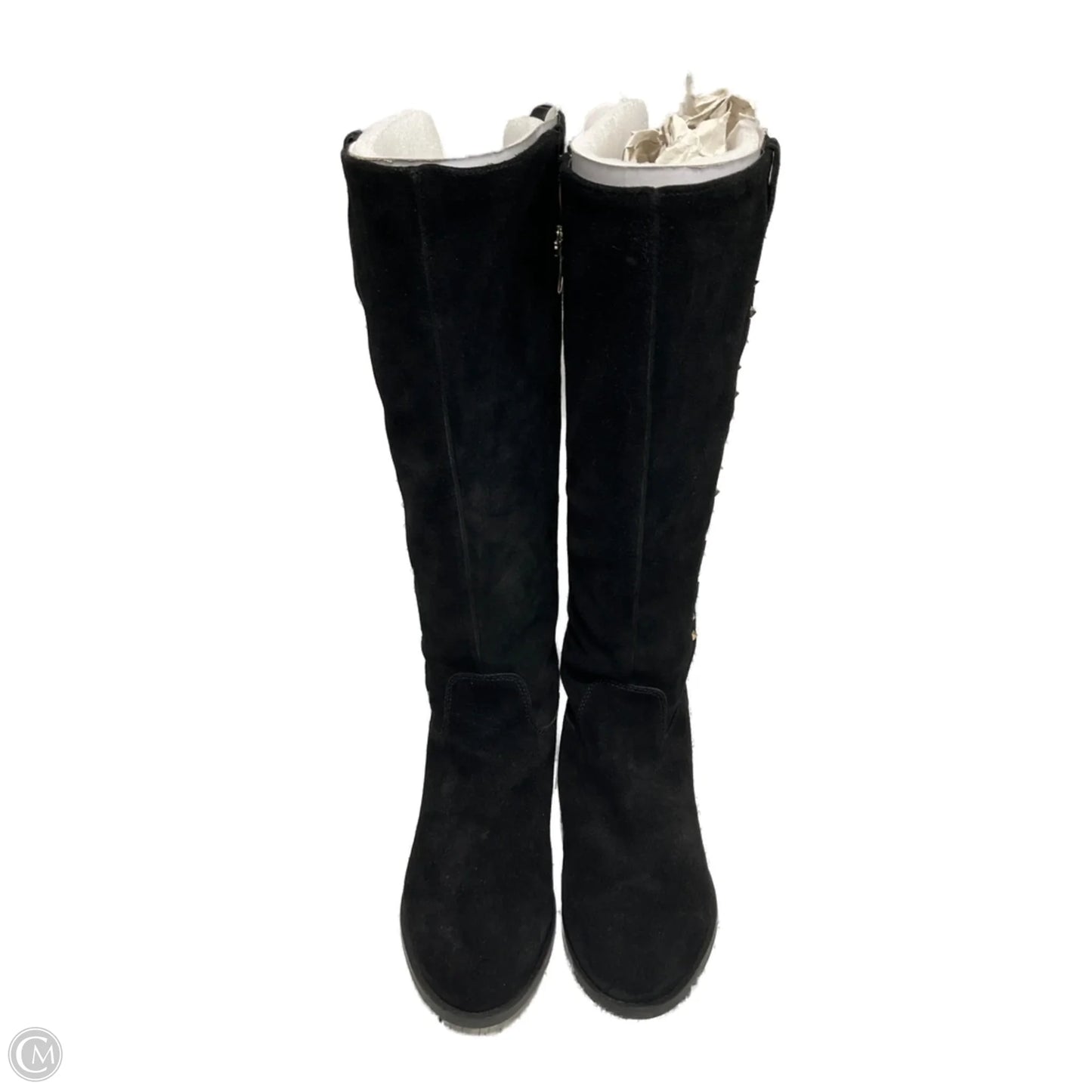 Boots Knee Flats By Marc Fisher In Black, Size: 8
