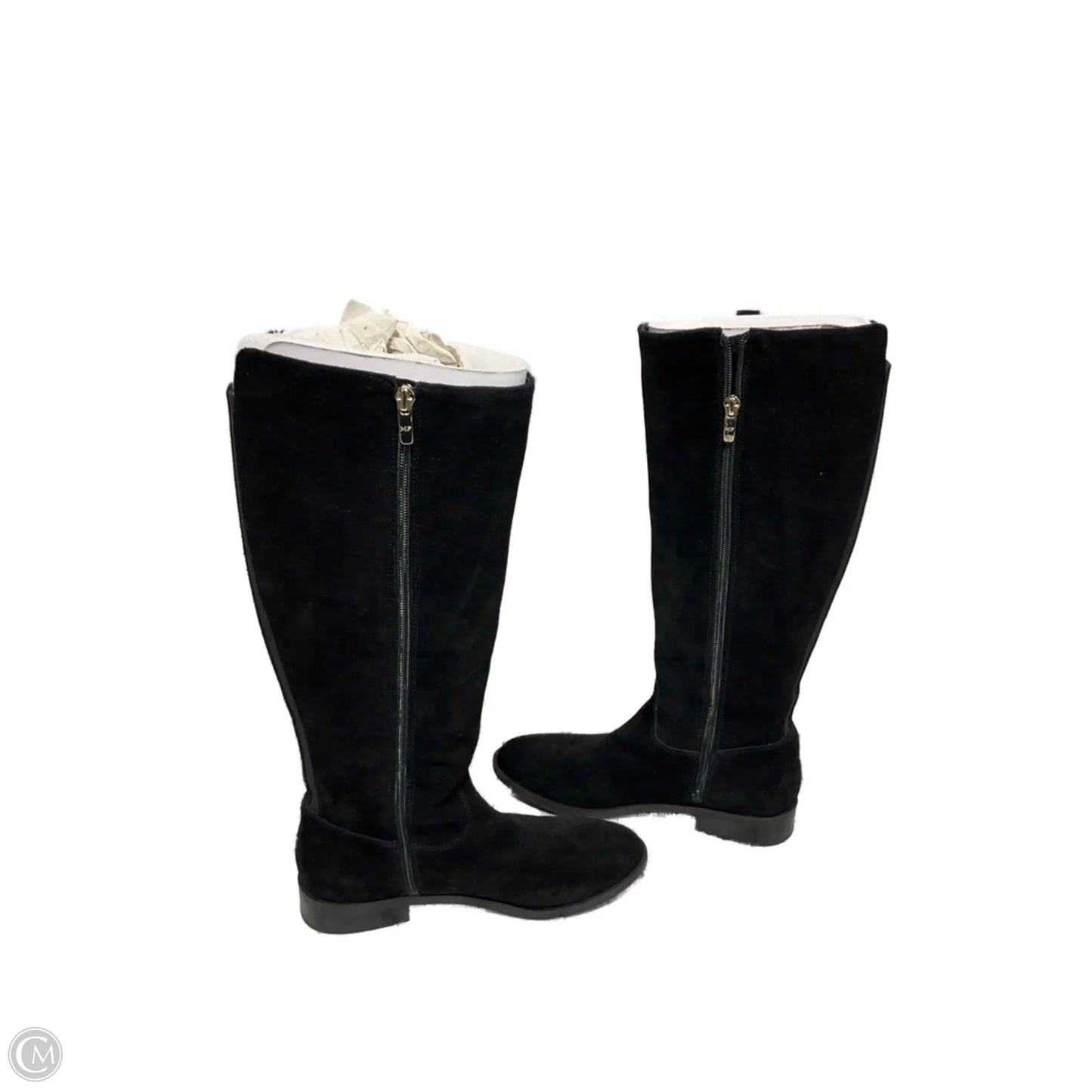 Boots Knee Flats By Marc Fisher In Black, Size: 8