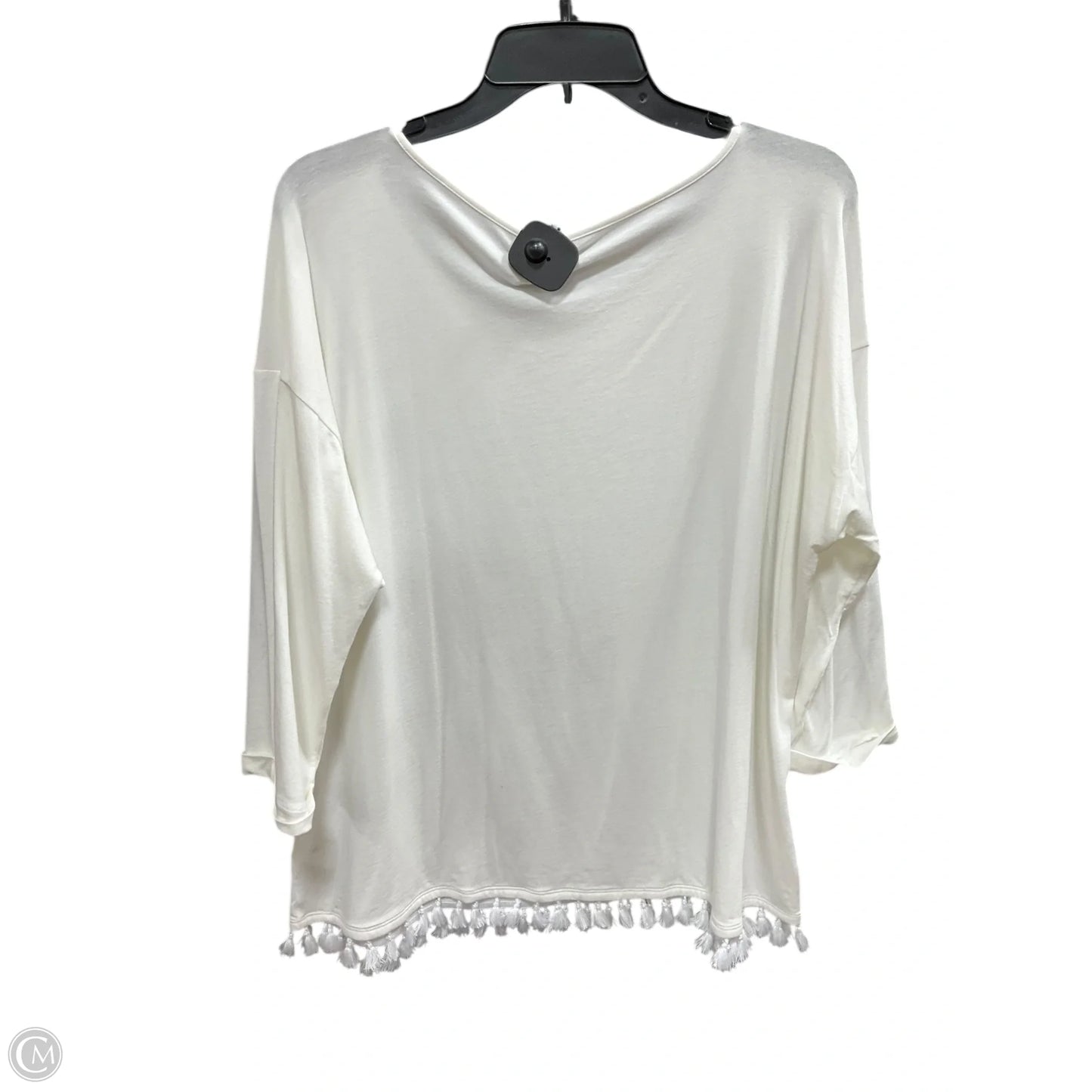 Top Long Sleeve Designer By Lilly Pulitzer In White, Size: Xl